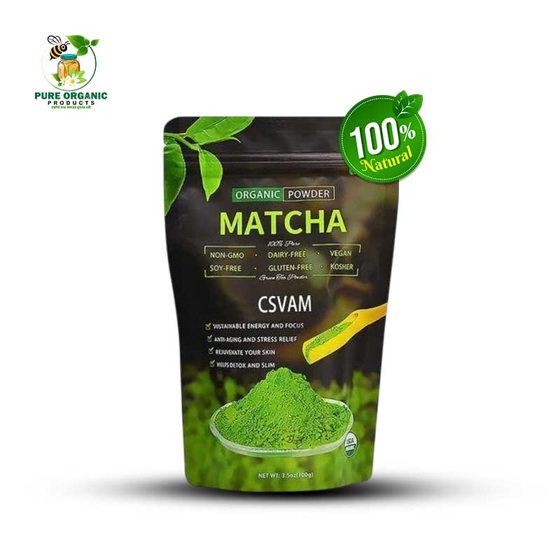 organic-matcha-pure-organic-products অর্গানিক মাচা (Organic Matcha) | ১০০% প্রাকৃতিক | Pure Organic Products