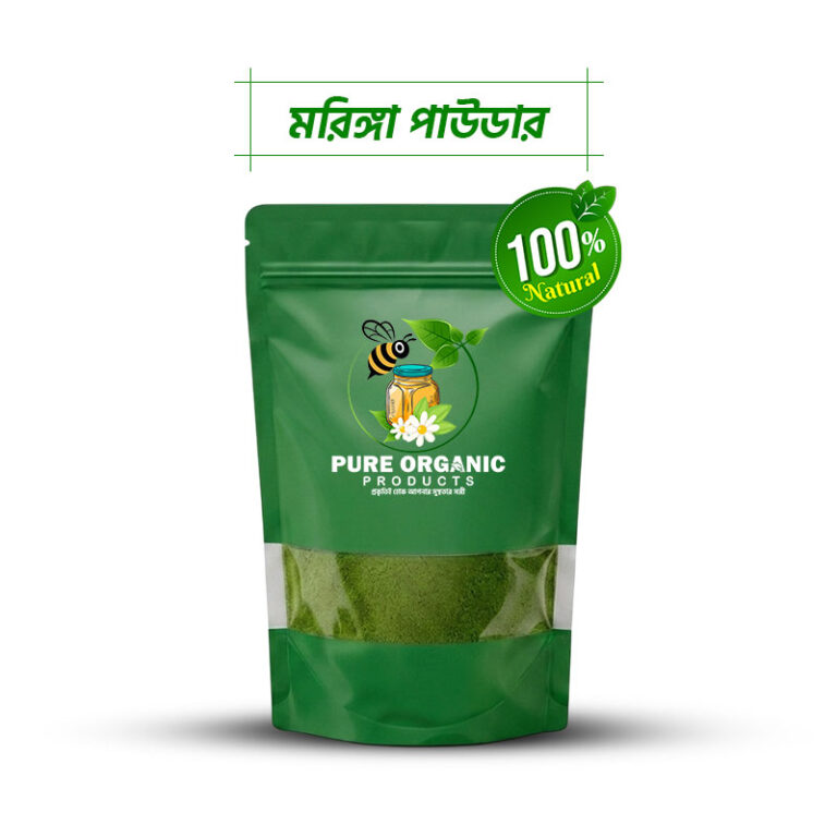 100% Natural Moringa Powder Rich in Nutrients and Antioxidants