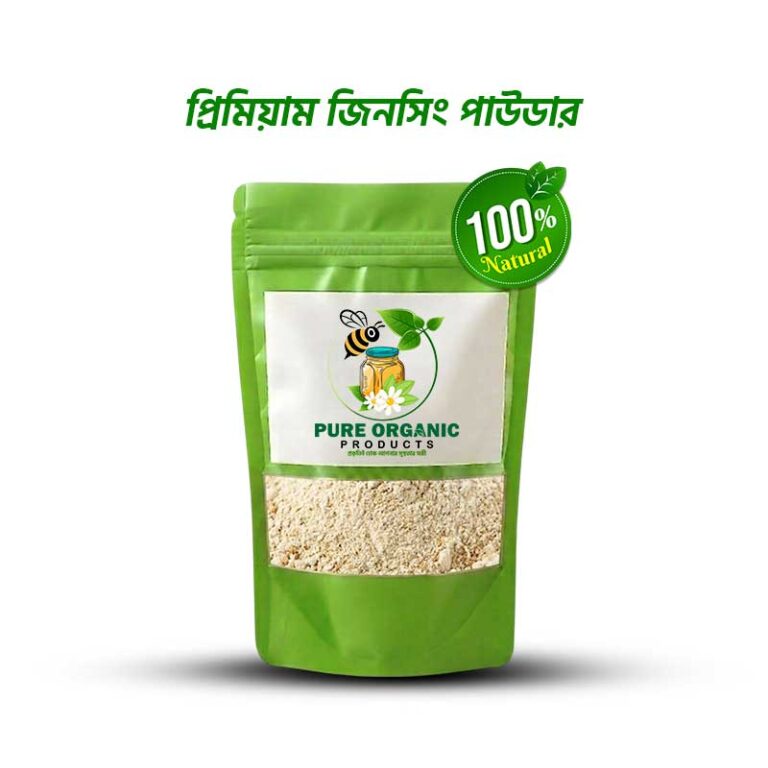 Premium Ginseng Powder container by Pure Organic Products in Bangladesh